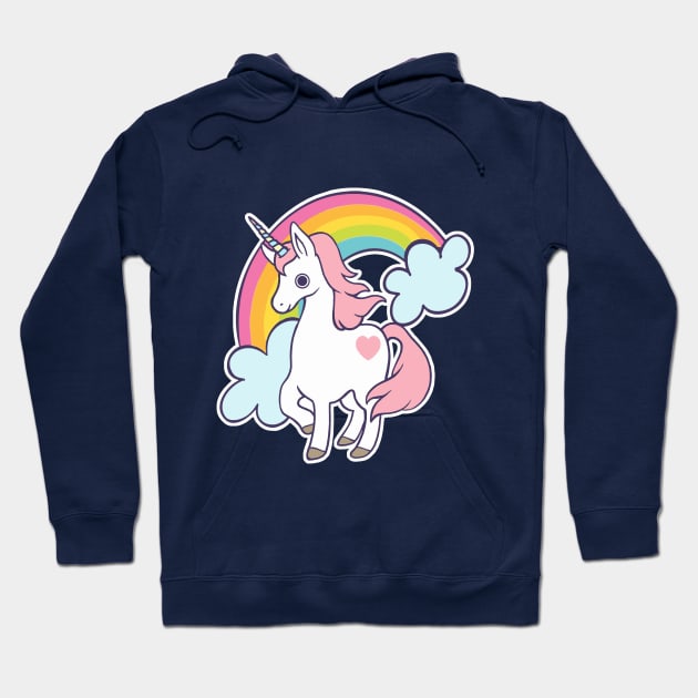 Rainbow Unicorn Hoodie by SarahJoncas